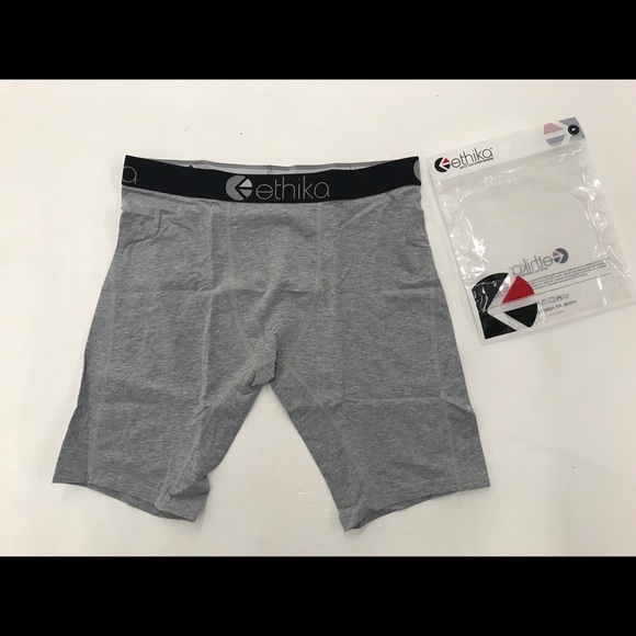 Ethika Grey Underwear Men Women Medium NEW - Picture 1 of 3